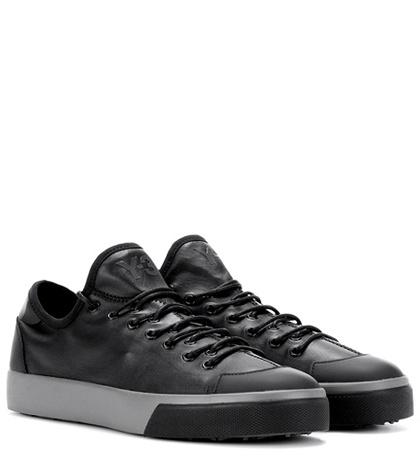Y-3 Sen Low Leather Sneakers