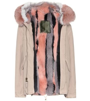 Coach Fur-lined Cotton Coat