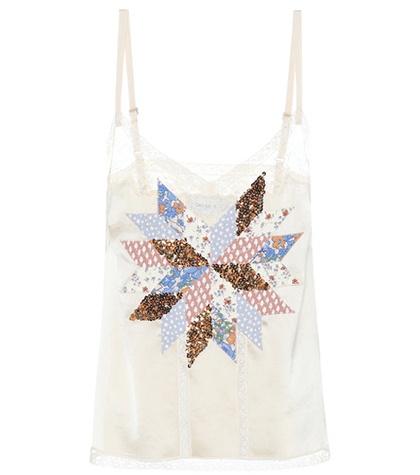 Givenchy Lace-trimmed Satin Camisole
