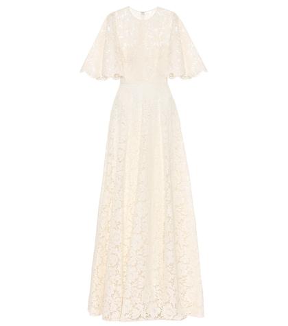 Valentino Floral Lace Gown