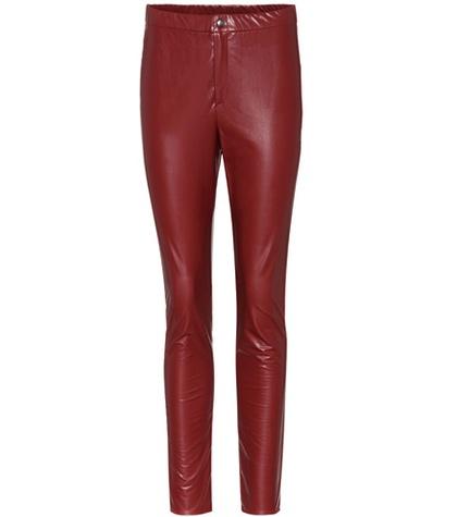 Vince Zeffery Faux-leather Trousers
