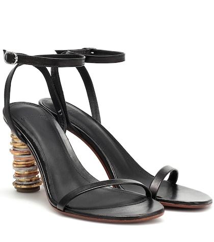 Dolce & Gabbana Money Leather Sandals