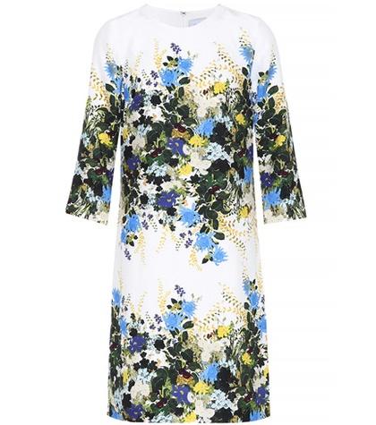 Erdem Floral-printed Silk Minidress
