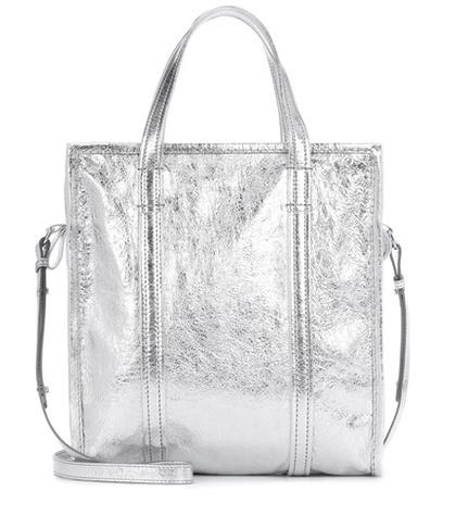 Balenciaga Bazar Small Leather Shopper Bag