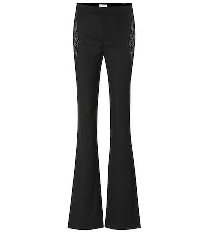 Altuzarra Vespa Stretch Wool Flared Pants