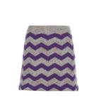 Miu Miu Chevron Wool-blend Knitted Skirt