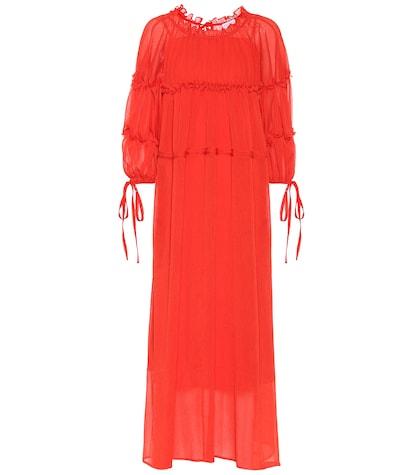Gucci Tia Organza Midi Dress