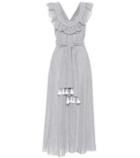 Three Graces London Geraldine Cotton-blend Maxi Dress