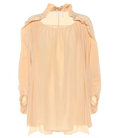 Chlo Silk Crêpe De Chine Top