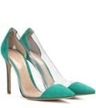 Undercover Plexi Suede And Transparent Pumps