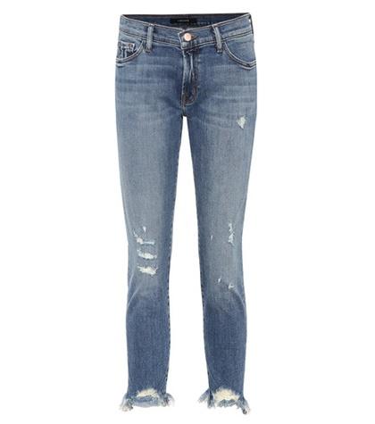 J Brand Sadey Low-rise Cropped Jeans