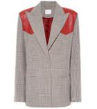 Tod's Embellished Checked Wool Blazer