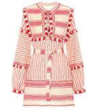The Row Embroidered Cotton Minidress