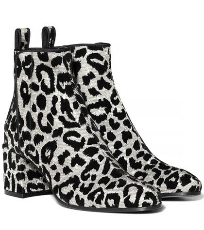 Dolce & Gabbana Leopard Ankle Boots