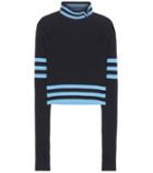 Barrie Cropped Wool-blend Sweater