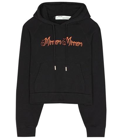 Stuart Weitzman Printed Cotton Hoodie