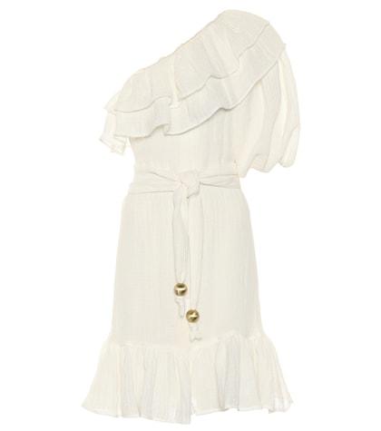 Lisa Marie Fernandez Arden Linen-blend Gauze Minidress