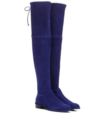 Stuart Weitzman Lowland Suede Over-the-knee Boots