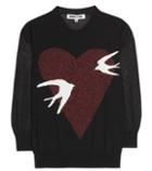 Mcq Alexander Mcqueen Printed Cotton-blend Sweater
