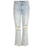 Balenciaga Grind High-rise Cropped Flared Jeans