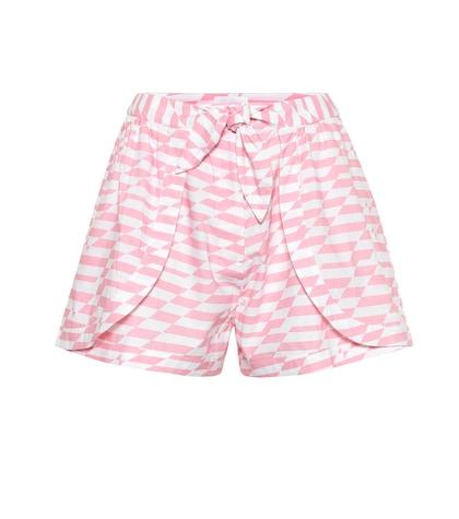 Alexandra Miro Bella Printed Cotton Shorts