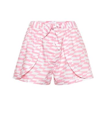 Alexandra Miro Bella Printed Cotton Shorts
