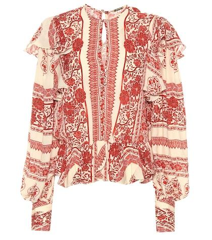 Johanna Ortiz Zen Of The Soul Silk Crêpe Blouse