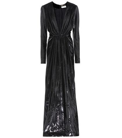 Miu Miu Metallic Velvet Dress