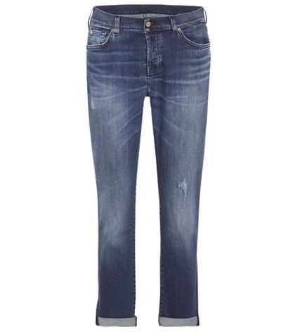 Helmut Lang Josefina Cropped Boyfriend Jeans