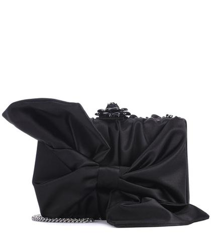 Oscar De La Renta Rogan Bow Box Clutch