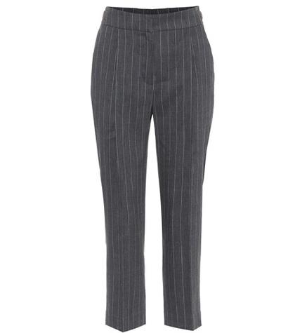 Brunello Cucinelli Linen And Wool Cropped Trousers