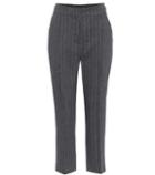 Brunello Cucinelli Linen And Wool Cropped Trousers