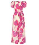 Diane Von Furstenberg Helena Cotton And Silk Jumpsuit