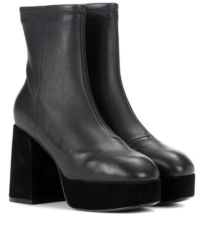 Opening Ceremony Carmen Leather Ankle Boots