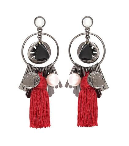 Oscar De La Renta Tasselled Earrings