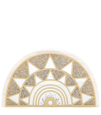 Charlotte Olympia Irona Embellished Box Clutch