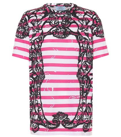 Prada Exclusive To Mytheresa – Printed Cotton T-shirt