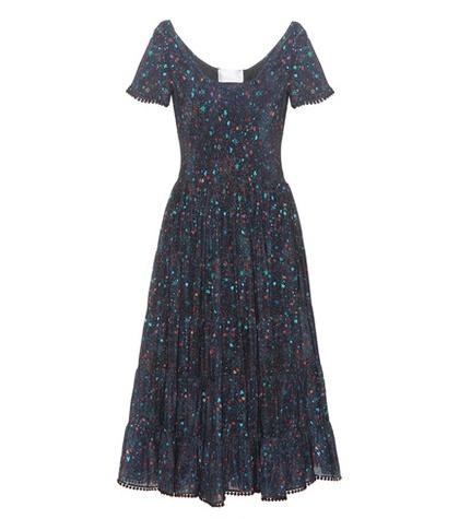 Mcq Alexander Mcqueen Sidre Printed Silk Dress