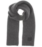 Jimmy Choo Bansy Face Knitted Wool Scarf