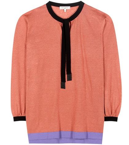 Etro Linen, Cotton And Silk Sweater