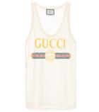 Gucci Printed Lace Tank Top