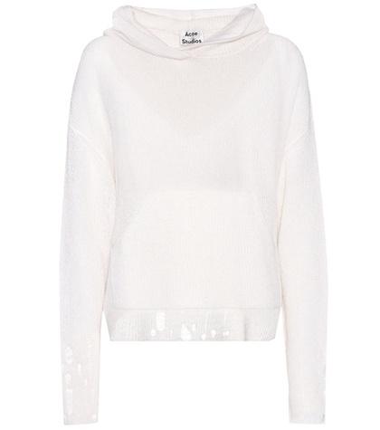 Acne Studios Amelie Cotton And Alpaca Wool Sweater