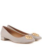 Melissa Odabash Chelsea Heeled Leather Ballet Flats