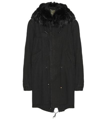 Mr & Mrs Italy Fur-trimmed Cotton Parka