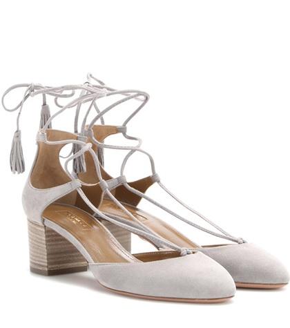 Gianvito Rossi Boheme Tassel 50 Suede Pumps
