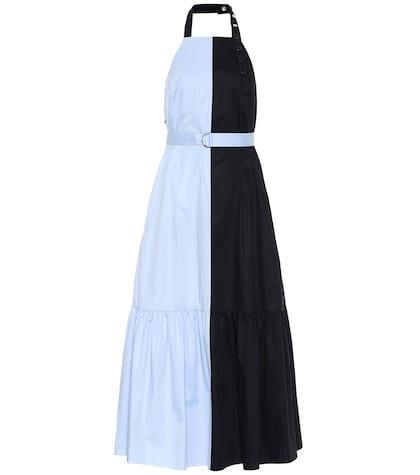 Tibi Cotton-poplin Midi Dress