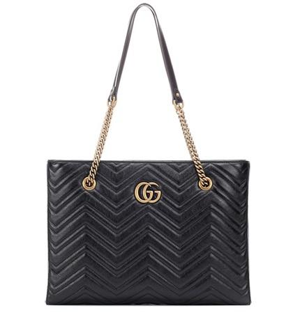 Gucci Gg Marmont Medium Leather Tote