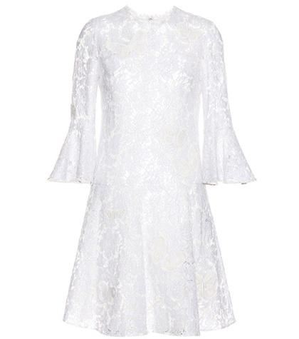 Valentino Embroidered Lace Dress
