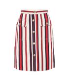 Gucci Striped Denim Skirt