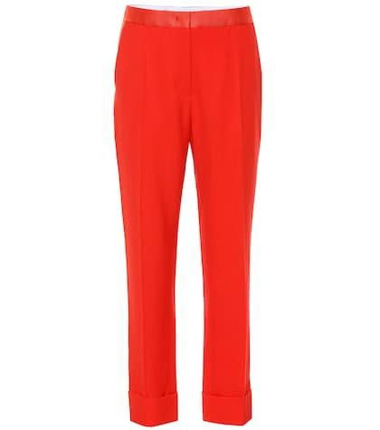 Joseph High-rise Straight Wool Pants